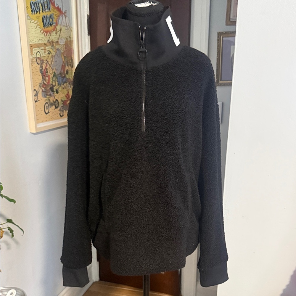 DKNY Black Zip-Up Women's Sweater NWOT